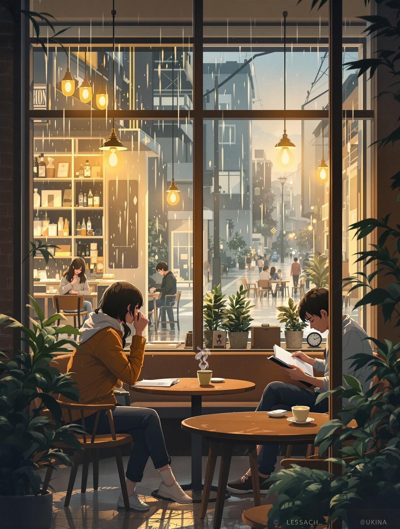 番茄短剧网页版 - 雨天的咖啡店