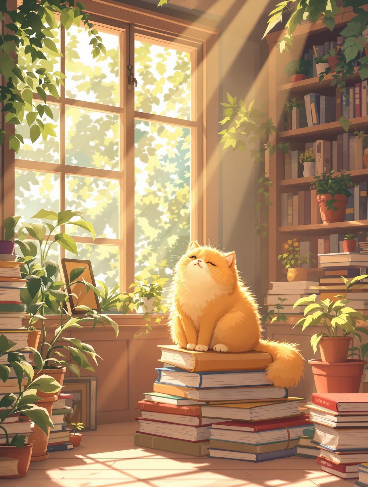 番茄短剧网页版 - 夏日的猫与旧书屋
